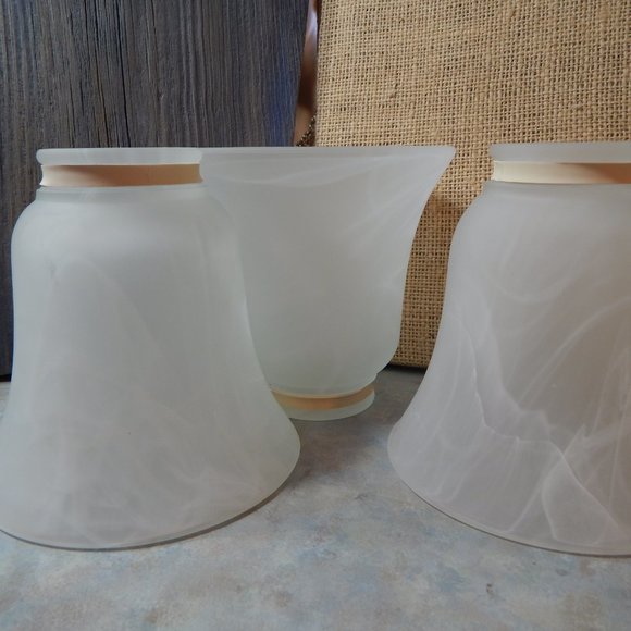 Other - <3    3 Lamp Frosted Tulip Style, Shades/Globes <3